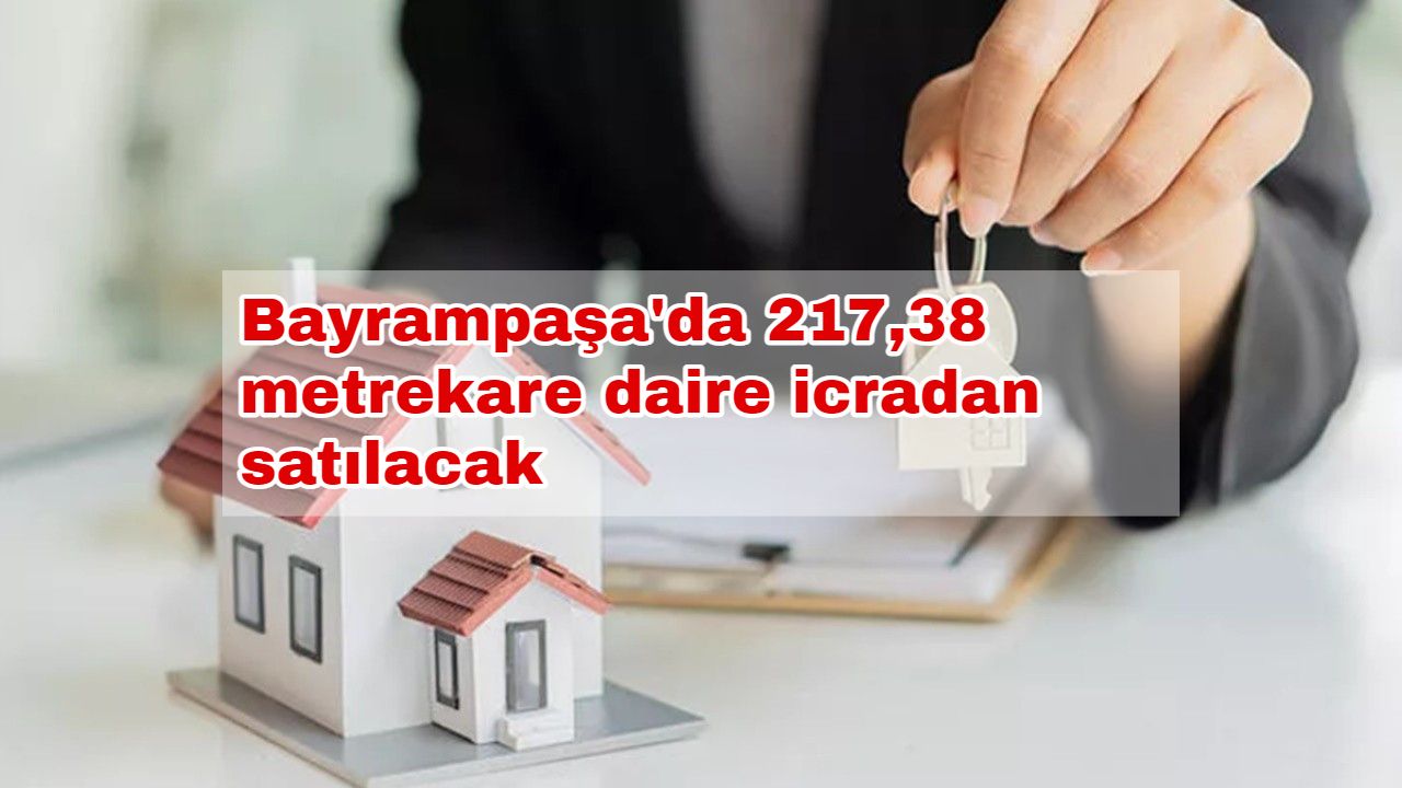 Bayrampaşa'da 217,38 metrekare daire icradan satılacak
