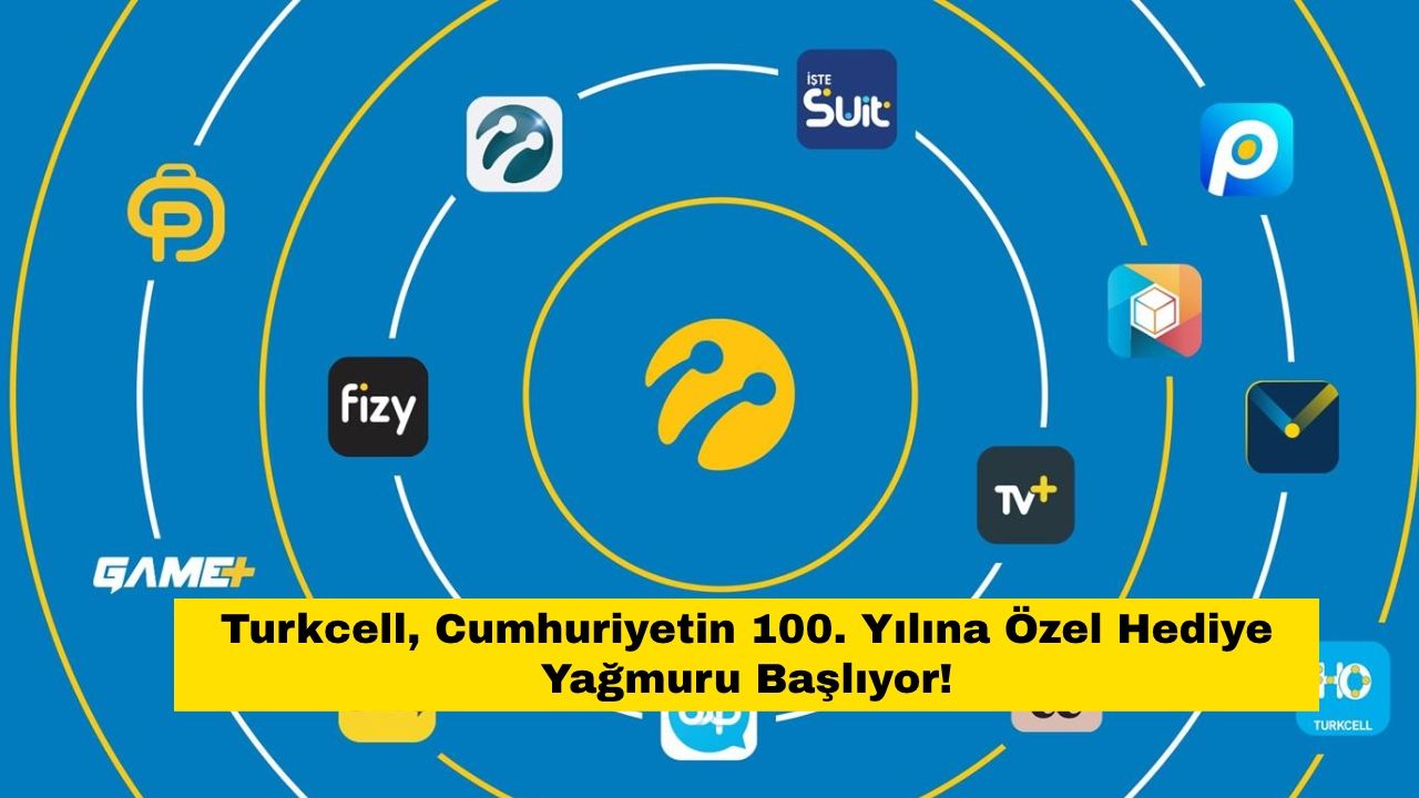 Turkcell 10GB internet hediyesi nasıl alınır? Cumhuriyetin 100. yılında Turkcell 10GB internet hediyesi