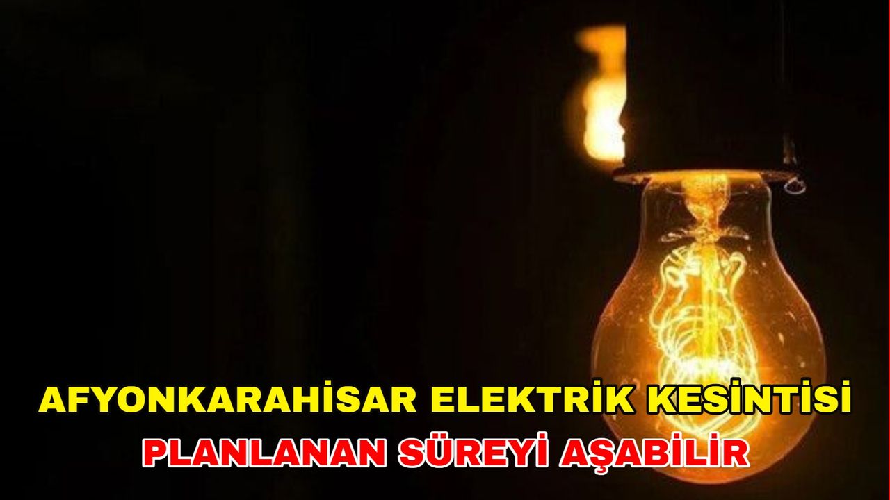 30 Ocak 2024 Afyonkarahisar elektrik kesintisi hayatı durduracak! -Osmangazi Elektrik kesintisi