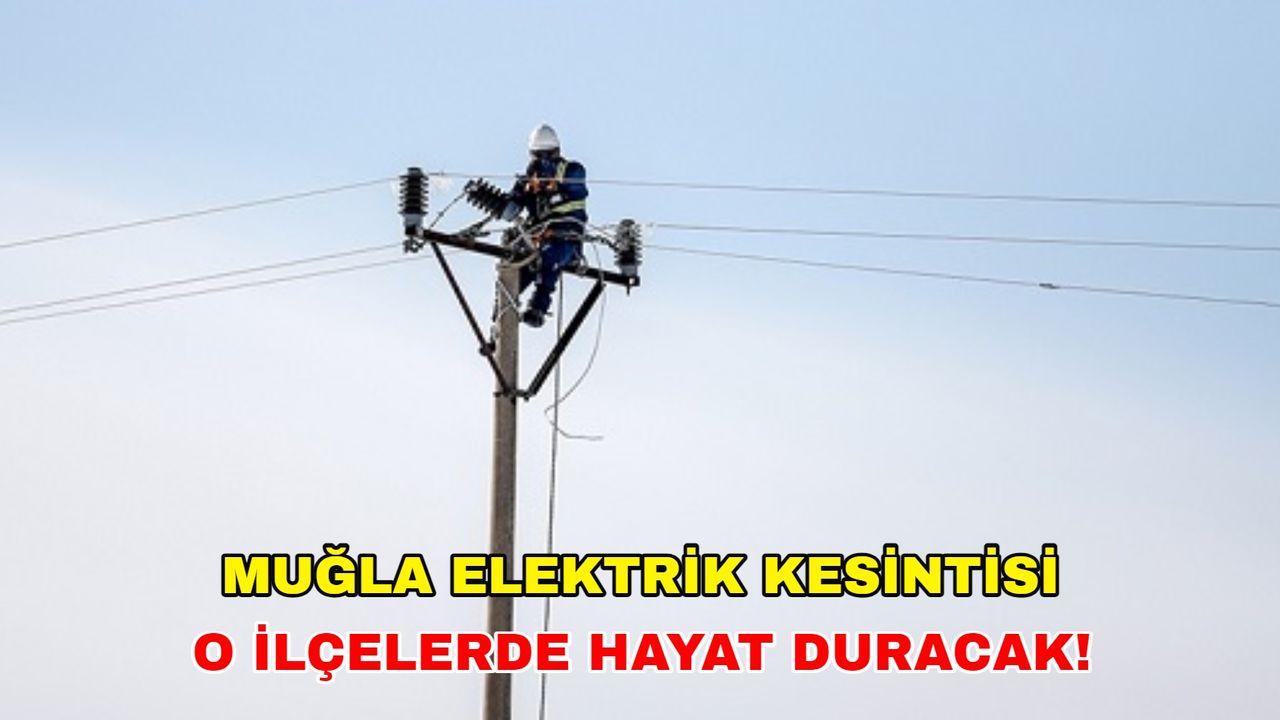 Muğla'da yaşayanlar dikkat! Bu kesintilere bakmadan plan yapmayın... 30 Ocak 2024 Muğla Elektrik kesintisi her ilçede!