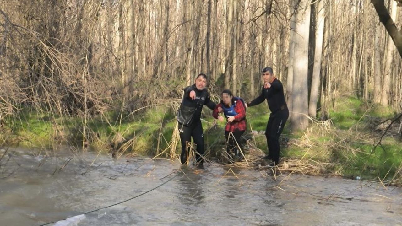 Dicle Nehri’ne atlayan genç kız kurtarıldı