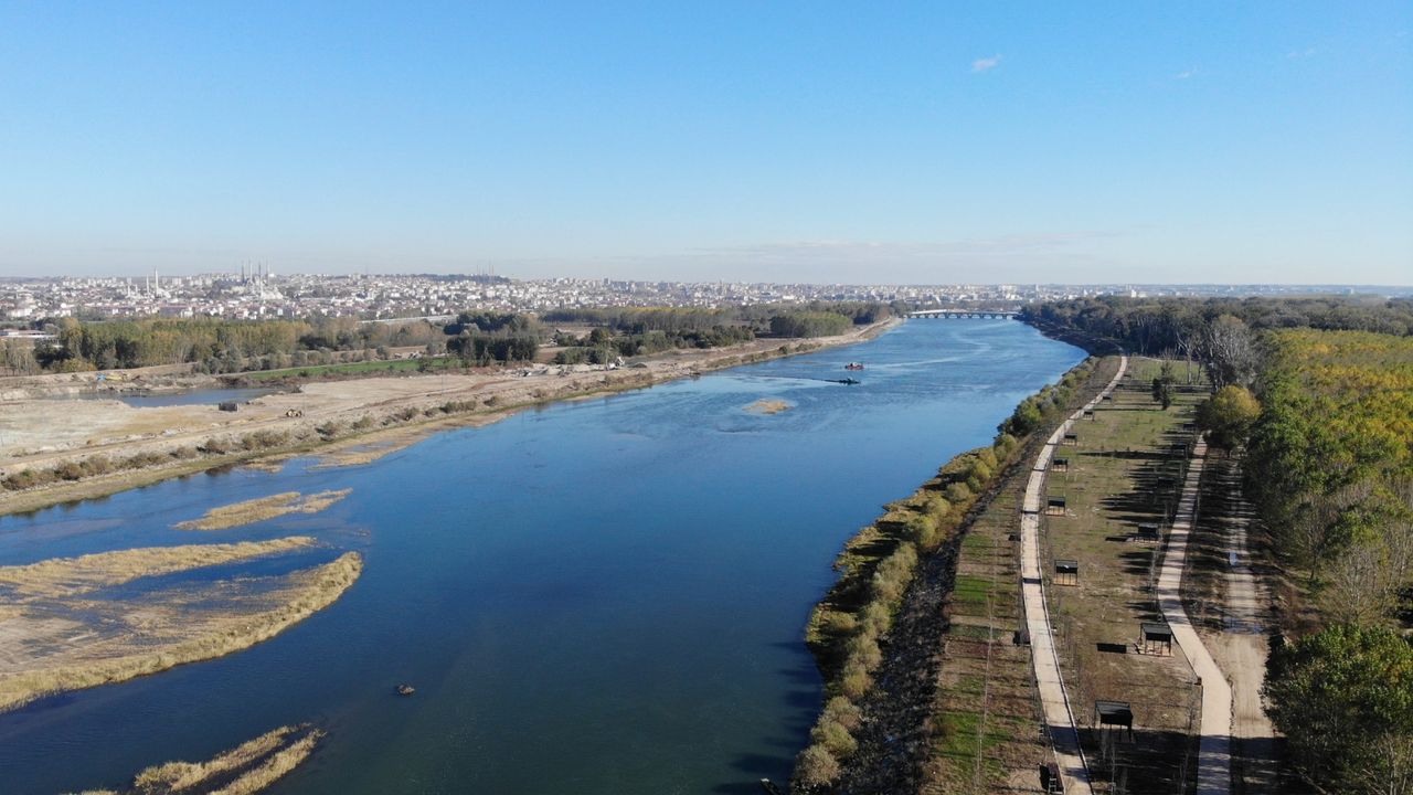 Edirne'de Meriç ve Tunca Nehri'nde kuraklık alarmı