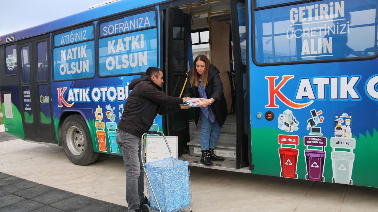 Samsun'da Katık Otobüsü ile geri dönüşümde çığır açtı: Atakum Belediyesi