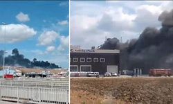 İstanbul Silivri'de fabrika yangını: Dumanlar yükseliyor