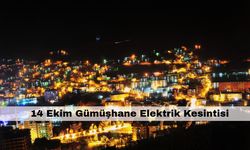 Yarın dikkatli olun! Gümüşhane’de 7 saatlik elektrik kesintisi yapılacak – 14 Ekim Gümüşhane elektrik kesintisi