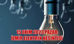 İzmir'de pazar günü ev temizliği hayal olacak! 15 Ekim 2023 İzmir Elektrik Kesintisi