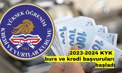 2023-2024 KYK burs ve kredi başvuruları başladı: Başvuru ekranı