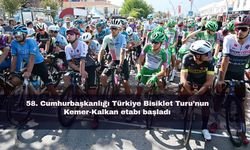 58. Cumhurbaşkanlığı Türkiye Bisiklet Turu’nun Kemer-Kalkan etabı başladı
