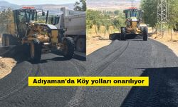 Adıyaman'da Köy yolları onarılıyor