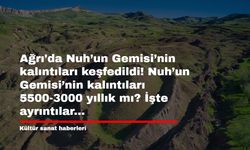 Ağrı'da Nuh’un Gemisi’nin kalıntıları keşfedildi! Nuh’un Gemisi’nin kalıntıları 5500-3000 yıllık mı? İşte ayrıntılar...