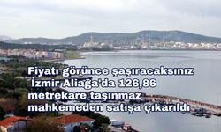 Fiyatı görünce şaşıracaksınız! İzmir Aliağa'da 126,86 metrekare taşınmaz mahkemeden satışa çıkarıldı