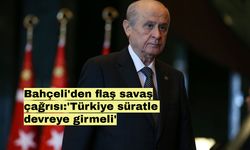 Bahçeli'den flaş savaş çağrısı: 'Türkiye süratle devreye girmeli'