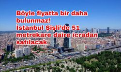 Böyle fiyatta bir daha bulunmaz! İstanbul Şişli’de 51 metrekare daire icradan satılacak