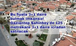 Bu fiyata 3+1 daire bulmak imkansız! Gaziantep Şahinbey'de 125 metrekare 3+1 daire icradan satılacak