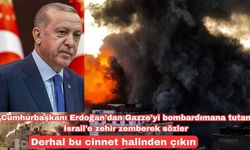 Cumhurbaşkanı Erdoğan'dan Gazze'yi bombardımana tutan İsrail'e zehir zemberek sözler