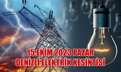 Denizli'de pazar keyfi zehir olacak! 15 Ekim 2023 Pazar Denizli Elektrik Kesintisi! Telefonlarınızda şarj bitecek...