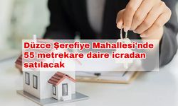 Düzce Şerefiye Mahallesi'nde 55 metrekare daire icradan satılacak