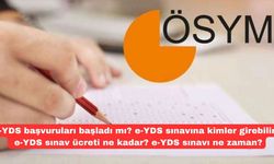 e-YDS başvuruları başladı mı? e-YDS sınavına kimler girebilir? e-YDS sınav ücreti ne kadar? e-YDS sınavı ne zaman?