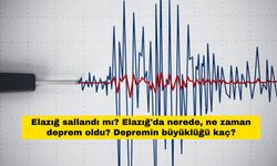 Elazığ sallandı mı? Elazığ'da nerede, ne zaman deprem oldu? Depremin büyüklüğü kaç?