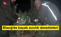 Elazığ’da kaçak avcılık denetimleri