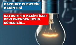 Bayburt'ta yaşayanlara uyarı! Makineleri bugünden çalıştırın... -28 Ekim Bayburt elektrik kesintisi