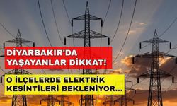 Diyarbakır'a kötü haber! Elektrik kesintisi çile haline gelebilir! -25 Ekim Diyarbakır elektrik kesintisi