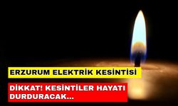 Erzurum elektrik kesintisine dikkat! O ilçeler karanlığa küsecek... -31 Ekim Aras elektrik kesintisi