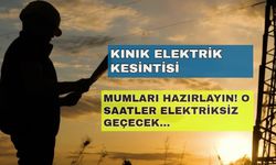 Kınık elektrik kesintisi aydınlığı mumla aratacak! -29 Ekim Kınık elektrik kesintisi