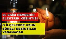 Kapadokya bölgesinde geniş çaplı kesinti! İşte o ilçeler... -20 Ekim Nevşehir elektrik kesintisi