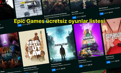 Epic Games Ücretsiz Oyunlar Listesi