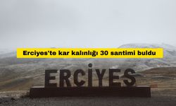 Erciyes'te kar kalınlığı 30 santimi geçti