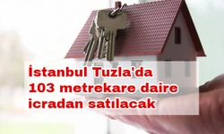İstanbul Tuzla'da 103 metrekare daire icradan satılacak