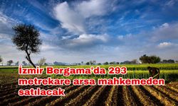 İzmir Bergama'da 293 metrekare arsa mahkemeden satılacak