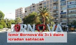 İzmir Bornova'da 3+1 daire icradan satılacak