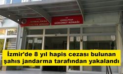 İzmir'de 8 yıl hapis cezası bulunan şahıs jandarma tarafından yakalandı
