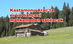 Kastamonu Araç'ta ev ve bahçesi mahkemeden satılacak