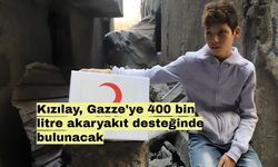 Kızılay, Gazze'ye 400 bin litre akaryakıt desteğinde bulunacak