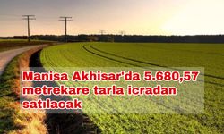 Manisa Akhisar'da 5.680,57 metrekare tarla icradan satılacak