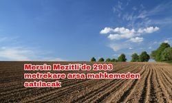 Mersin Mezitli'de 2983 metrekare arsa mahkemeden satılacak