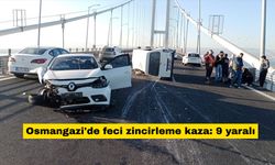 Osmangazi'de feci zincirleme kaza: 9 yaralı
