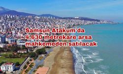 Samsun Atakum'da 4.630 metrekare arsa mahkemeden satılacak