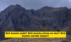 Sirk buzulu nedir? Sirk buzulu erirse ne olur? Sirk buzulu nerede oluşur?