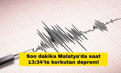 Son dakika Malatya'da nerede deprem oldu? Büyüklüğü kaç? Kandilli son depremler, nerede ne zaman oldu?