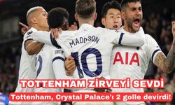 Tottenham zirveyi sevdi! Tottenham, Crystal Palace'ı 2 golle devirdi!