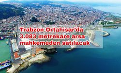 Trabzon Ortahisar’da 3.083 metrekare arsa mahkemeden satılacak