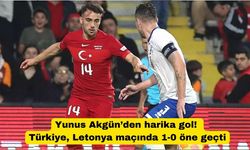 Yunus Akgün’den harika gol! Türkiye, Letonya maçında 1-0 öne geçti