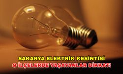 5 Aralık 2023 Sakarya Elektrik kesintisine dikkat! Telefonlarınızı geceden şarj edin... (SEDAŞ)
