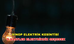 5 Aralık 2023 Sinop elektrik kesintisi sinirleri zıplatacak! Sinop tehdit altında -Yeşilırmak Elektrik kesintisi