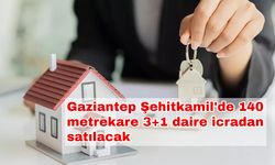 Gaziantep Şehitkamil'de 140 metrekare 3+1 daire icradan satılacak