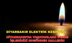 15 Aralık 2023 Diyarbakır elektrik kesintisi o ilçeleri vuracak! Karanlık günlere hazırlanın -Dicle Elektrik kesintisi